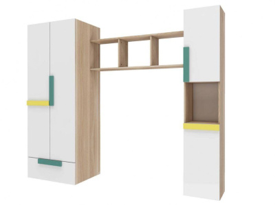 Комплект детской УМКА СТЛ.302.01 (Ясень лион песочный/белый)