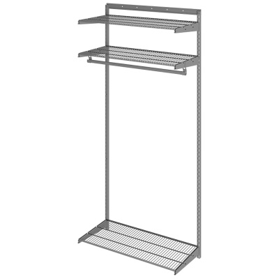 Гардеробная система BASIC G90 (Графит гладкий полуматовый (RAL 7016))