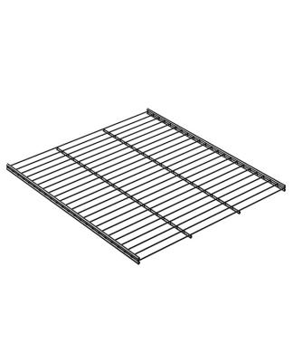 Полка сетчатая GSh 45х40 (Графит гладкий полуматовый (RAL 7016))