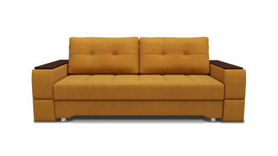 Диван прямой раскладнной АТЛАНТ 2 ДК стол слева (Тик-так, ППУ) (NEVADA LATTE/Венге)