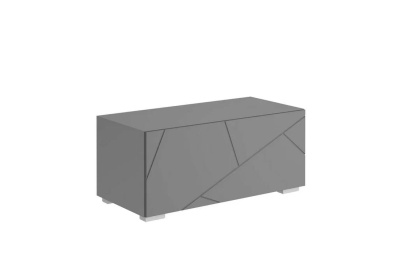 Тумба ТВ ГРАНЖ ТМ-003 (Д.1200) (Серый Шифер/Матовый Графит Софт)