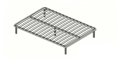 Ортопедическое основание под матрас на опорах 1,4 (1,4х2,0)