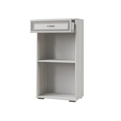 Обувница ЛИВОРНО ЛО-30 (Ясень Анкор светлый патина серебро)