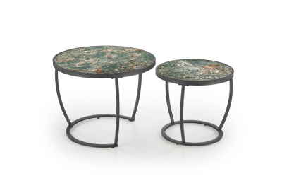Комплект журнальных столов INES (ZIELONY)