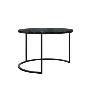 Стол журнальный CT-1931D 0,8 DOUBLE MAX (Black marble (черный мрамор))