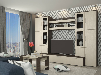 Гостиная БОРДО (Дуб / венге)