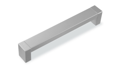 Ручка С18 (128 мм) металлик + металлик (хром)