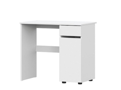 Стол письменный ТОКИО (Белый текстурный)