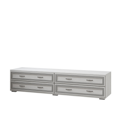 Тумба ТВ ЛИВОРНО ЛТ-2 (Ясень Анкор светлый патина серебро)