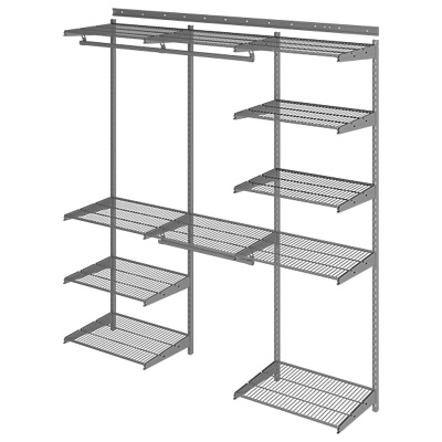 Гардеробная система MAX G240 (Графит гладкий полуматовый (RAL 7016))