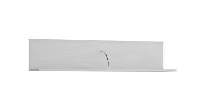 Полка навесная ЛИВОРНО ЛН-2 (Ясень Анкор светлый патина серебро)