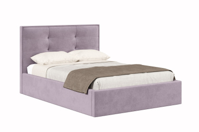 Кровать 1,4 ИРЕН с подъемным механизмом и основанием (Лаванда (велюр 108))
