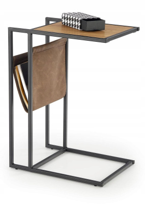 Стол журнальный COMPACT (DĄB ZŁOTY/CZARNY)