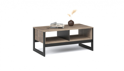 Стол журнальный СТОКГОЛЬМ (Дуб гранж песочный/Железный камень)
