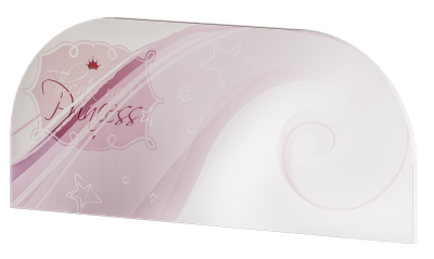 Бортик защитный для кровати ЗБ-01 (Белый/Рапунцель)