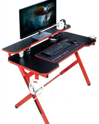 Стол компьютерный CN-2028 BASE + (Black/Red)