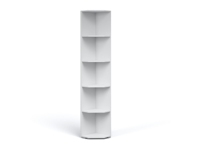 Угловое окончание ЛАЦИО (Прихожая) (Белое дерево (опора чёрная))