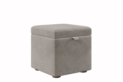 Пуф интерьерный c ящиком HOME (Пепел (велюр 112))