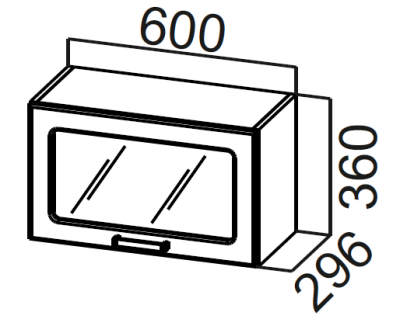Корпус 360 ШГ600/ШГ600с (Белый)