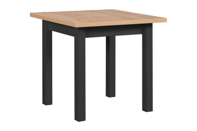 Стол обеденный раскладной MAX 8 (sonoma/czarny) Стол обеденный раскладной MAX 8 (sonoma/czarny)