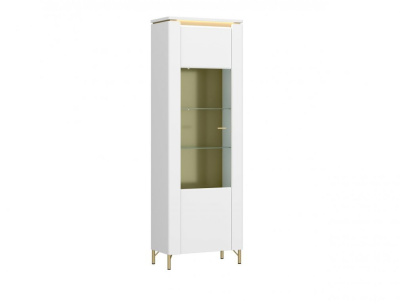 Витрина LAZIO LAZV01 1D (BIAŁA ALPEJSKA/BIAŁY POŁYSK)