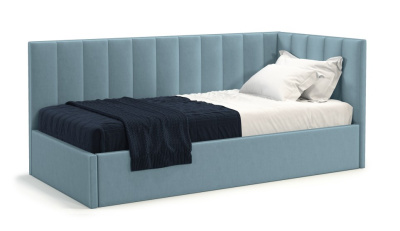 Кровать с основанием под матрас 0,9 АГАТА (Тип A, Bingo (slate))