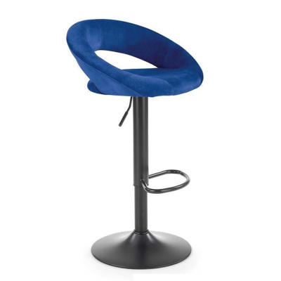 Стул барный H-102 (GRANATOWY)