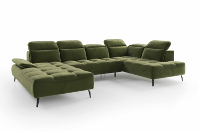 Диван угловой нераскладной правый MANSON U-form (GR1)