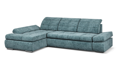 Диван угловой раскладной левый СКАНДИ 2 (Fiori (pacific))