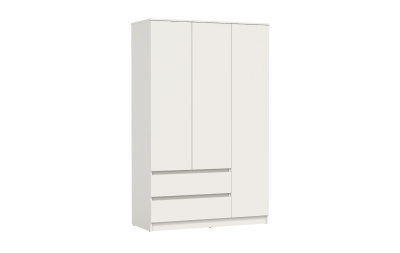 Шкаф 3-х дверный БЕРГЕН 82.02 (Белый/Белый)