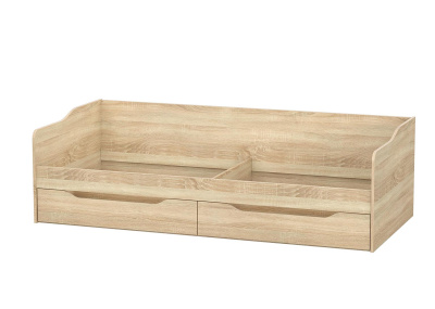 Кровать без основания под матрас 0,9 КР 1 (Серия 2) (Дуб Сонома)