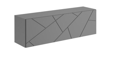 Шкаф навесной ГРАНЖ ШН-004 (Д.1200) (Серый Шифер/Матовый Графит Софт)