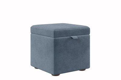 Пуф интерьерный c ящиком HOME (Темно-серый (велюр 017))