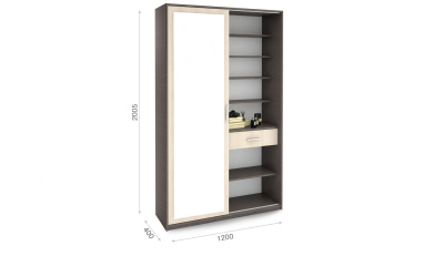 Прихожая ЛОЛА (венге/дуб молочный)