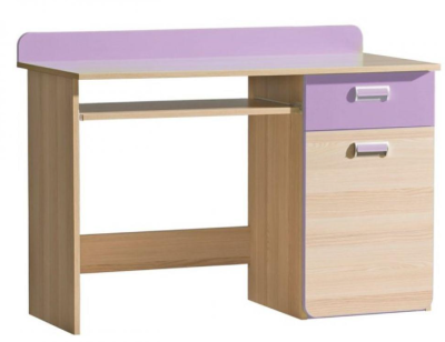 Стол письменный LORENTO L10 (Jesion Coimbra/Fiolet)