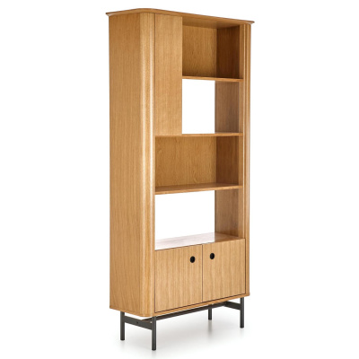 Стеллаж SMART REG-1 (DĄB NATURALNY/CZARNY)