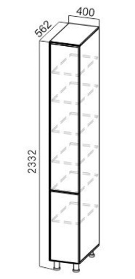 Корпус П400г/2332 упак.1 (Белый)
