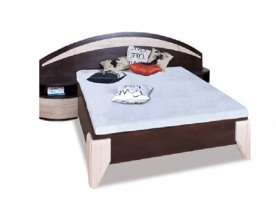 Комплект спальни (Кровать с основанием под матрас с 2 тубами без матраса) DOME DL1-1 (sosna/sosna+sonoma)