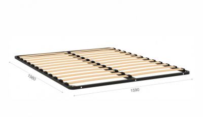 Ортопедическое основание под матрас 1590х1980 (разб) с кронштейнами без опор (ортопед. основание)