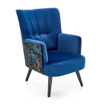 Кресло PAGONI (GRANATOWY)