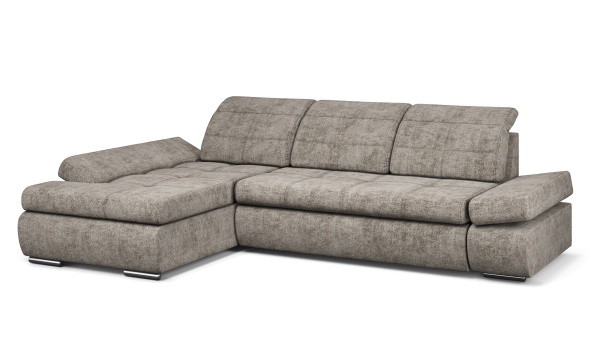Диван угловой раскладной левый СКАНДИ 2 (Fiori (cardamon))