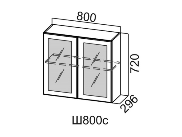 Корпус 720 Ш800/Ш800с (Белый)