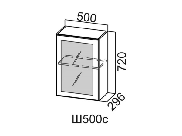 Корпус 720 Ш500/Ш500с (Белый)