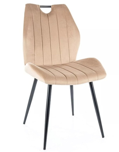 Стул ARCO VELVET (VELVET BEŻOWY BLUVEL 28)