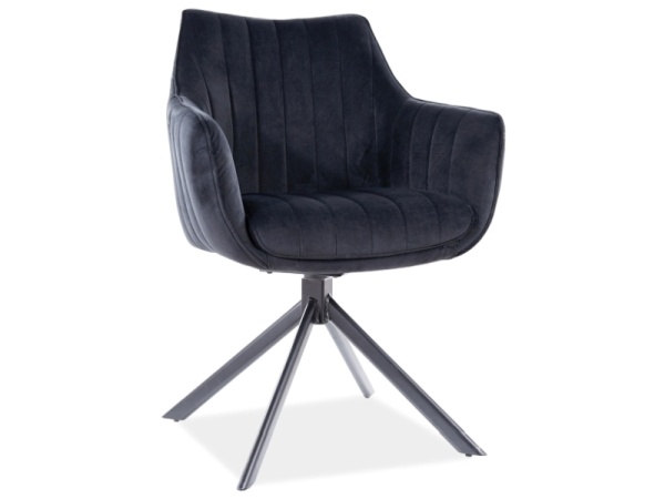 Стул AZALIA VELVET (VELVET CZARNY BLUVEL 19)