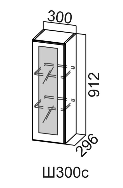 Корпус 912 Ш300/Ш300с (Белый)