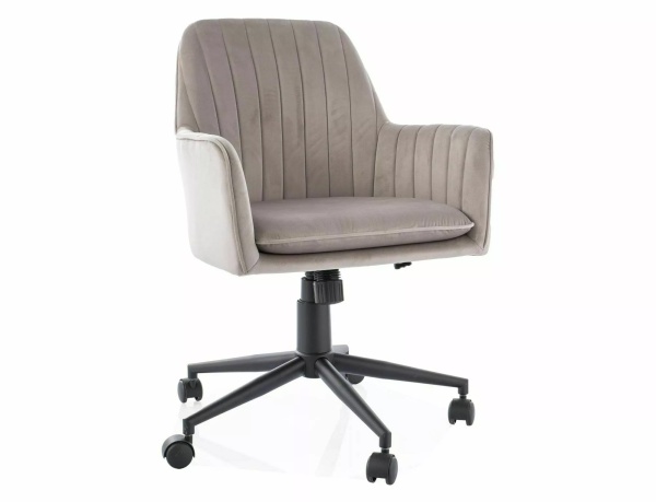 Кресло офисное Q-886 VELVET (VELVET CIEMNY BEŻ BLUVEL 40)