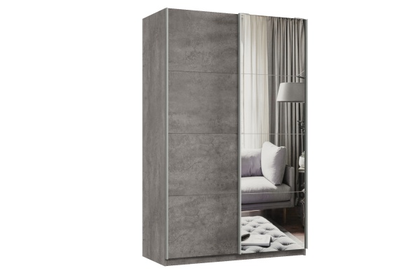 Шкаф-купе SMART 1422 1400*2200*600 (ДЗ) (Бетон)