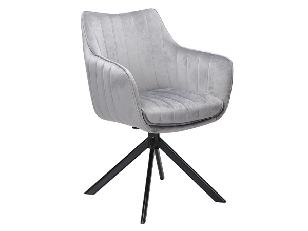 Стул AZALIA VELVET (VELVET SZARY BLUVEL 14)