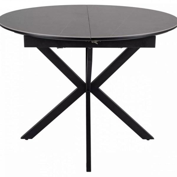 Стол обеденный раскладной GASTON CERAMIC 1,0 (SZARY/CZARNY)